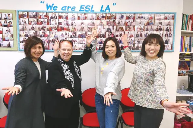 ESL インスティチュート ロサンゼルス 授業風景